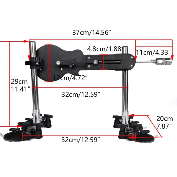 ROUGH BEAST-Machine Sexuelle existent avec Gode, Accessoire de Rêves, Sans Fil, Puissance 70W, Jouet Sexuel Télescopique pour Femme et Homme – Image 2