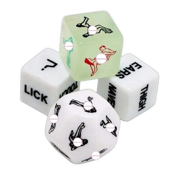 Bsie m Posture Sex Dice for Women, 12 Sides, Sexuels, Couple, Sexuel, Fun Cube, Accessoires, Jeux pour adultes, Sex Shop 18, 7.0 – Image 3
