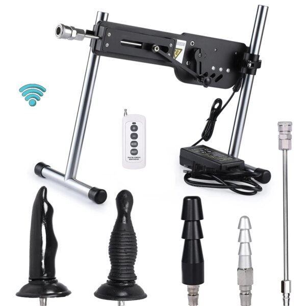 Machine Sexuelle Sans Fil pour Femme, 70W, Jouet Sexuel Muet avec Gode, 3-9cm