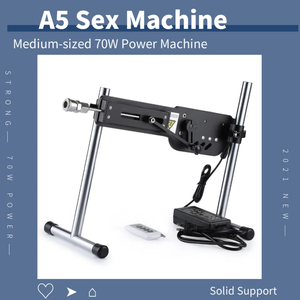 Machine Sexuelle Sans Fil pour Femme, 70W, Jouet Sexuel Muet avec Gode, 3-9cm