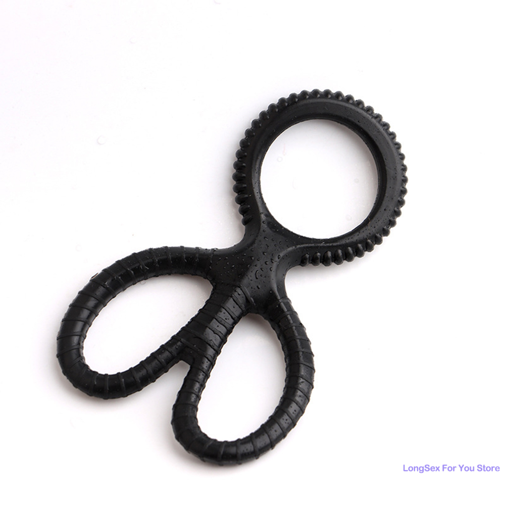 Anneau de pénis en silicone réutilisable pour hommes, Maastricht l'éjaculation, anneau de pénis de sperme, agrandissement du pénis, jouets sexuels extensibles sexy pour hommes Anneau de pénis en silicone réutilisable pour hommes, Maastricht l'éjaculation, anneau de pénis de sperme, agrandissement du pénis, jouets sexuels extensibles sexy pour hommes