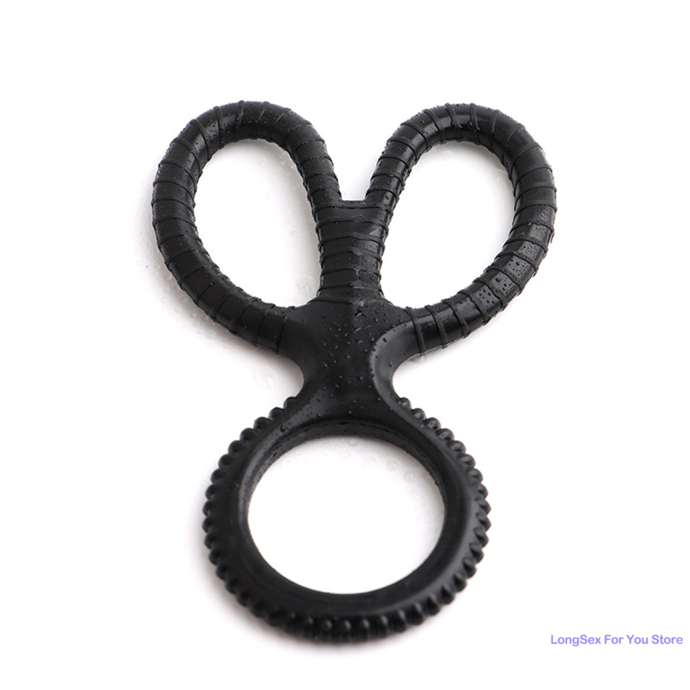 Anneau de pénis en silicone réutilisable pour hommes, Maastricht l'éjaculation, anneau de pénis de sperme, agrandissement du pénis, jouets sexuels extensibles sexy pour hommes Anneau de pénis en silicone réutilisable pour hommes, Maastricht l'éjaculation, anneau de pénis de sperme, agrandissement du pénis, jouets sexuels extensibles sexy pour hommes