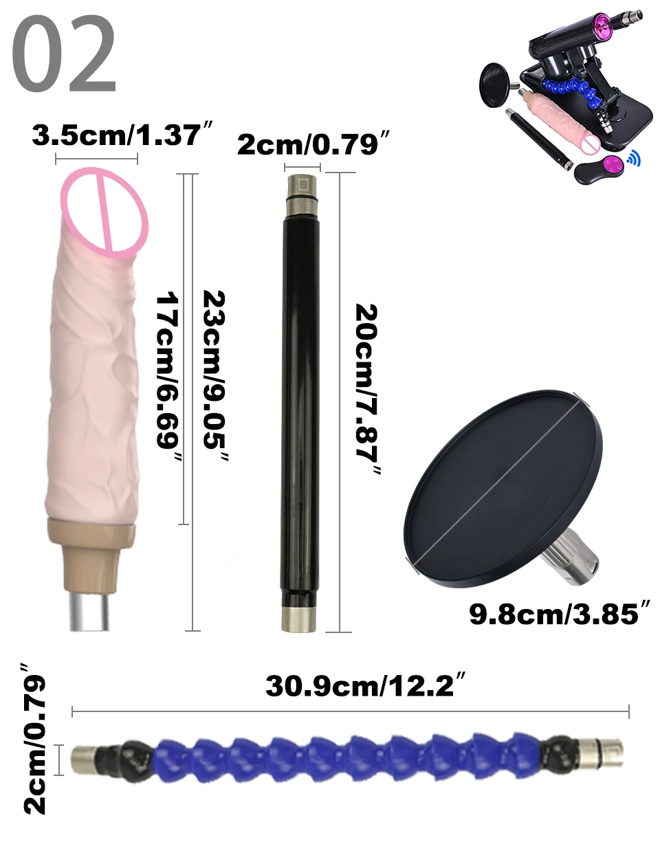 Machine Sexuelle Améliorée sans Fil pour Femme, Pistolet à Pompe existent, Jouet Sexuel pour Couple