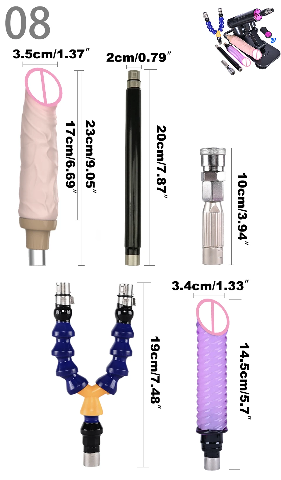 Machine Sexuelle Améliorée sans Fil pour Femme, Pistolet à Pompe existent, Jouet Sexuel pour Couple