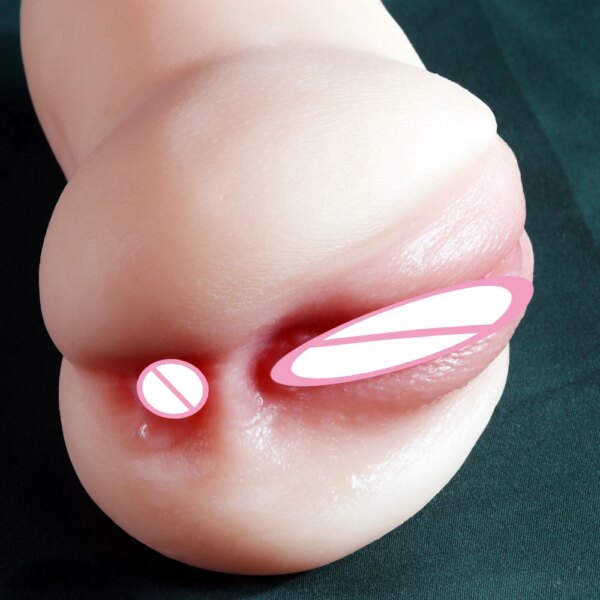 Mastyellar-tasse de masturbation pour homme adulte, jouet sexy, outils faciles, double anal, vagin, chatte, silicone, 3D – Image 5