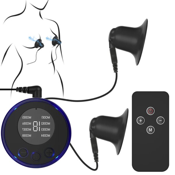 Pince à seins à électrode pour hommes et femmes, jouets sexuels à thème médical, choc électrique, gadgets sexy, flirt prénatal, continent, couple