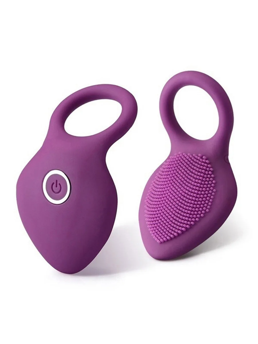 Anneau de pénis stimulateur de Clitoris vibrant, point G, jouets sexuels pour Couple, vibromasseur à manches fines