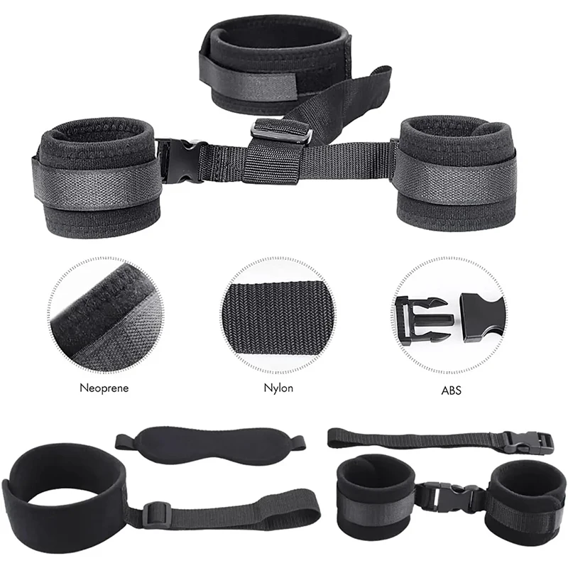 Bsie m-Menottes à jambes ouvertes pour femmes, Bondage sexy, Lit de rinçage, Manchette de retenue, Jouets sexuels pour couples, Jeux pour adultes, Accessoires sexuels, SexShop 18