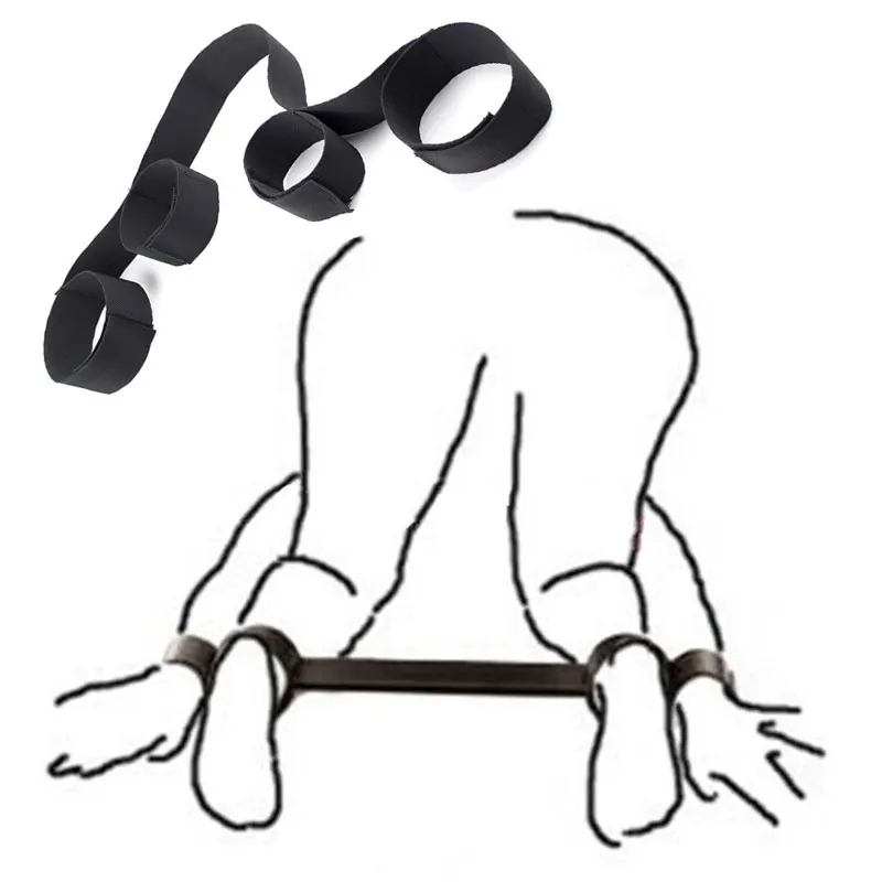 Bsie m-Menottes à jambes ouvertes pour femmes, Bondage sexy, Lit de rinçage, Manchette de retenue, Jouets sexuels pour couples, Jeux pour adultes, Accessoires sexuels, SexShop 18