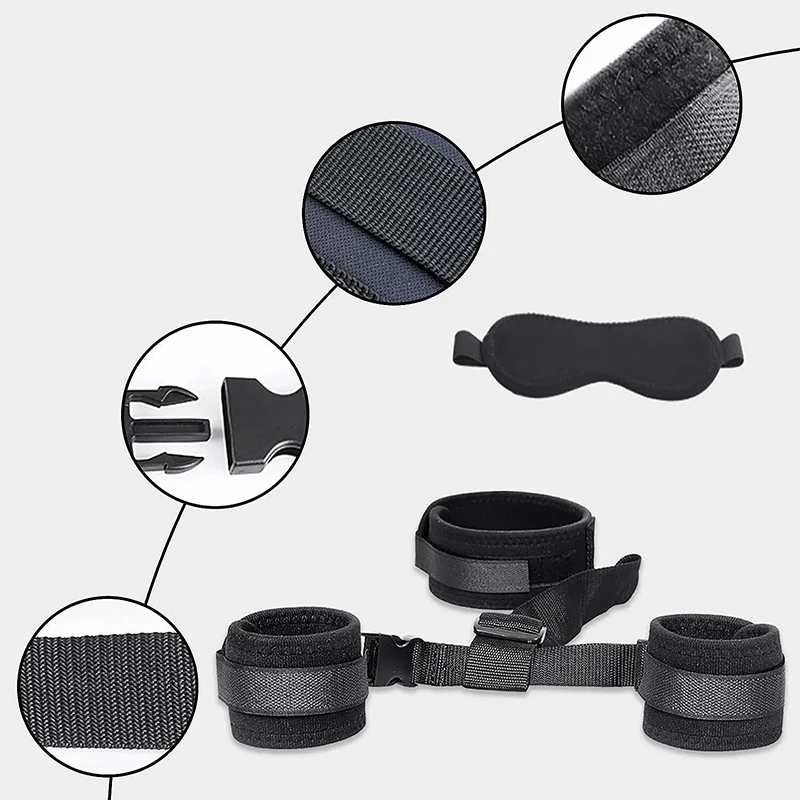 Bsie m-Menottes à jambes ouvertes pour femmes, Bondage sexy, Lit de rinçage, Manchette de retenue, Jouets sexuels pour couples, Jeux pour adultes, Accessoires sexuels, SexShop 18