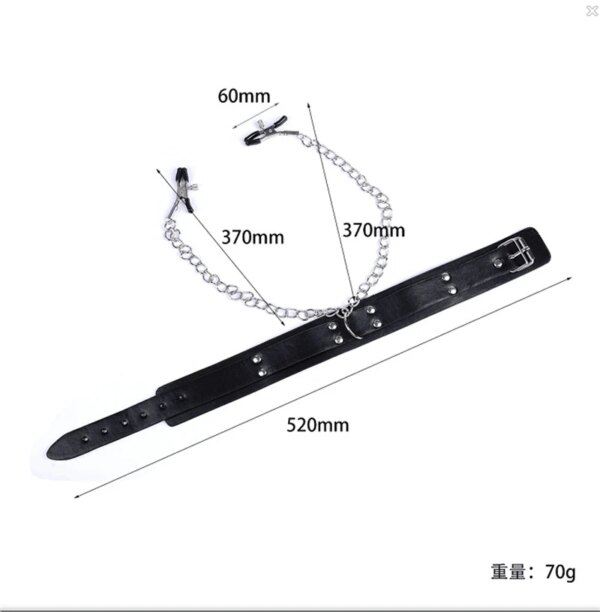 Collier menottes d'esclave Sexy, jeux pour adultes, fétiche, flirt, Bdsm, équipement de Bondage sexuel, corde, jouets sexuels pour femmes, accessoires érotiques pour Couples – Image 5