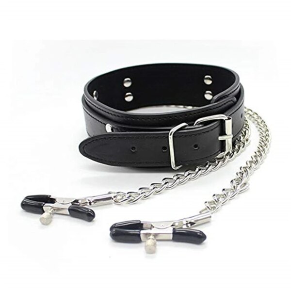 Collier menottes d'esclave Sexy, jeux pour adultes, fétiche, flirt, Bdsm, équipement de Bondage sexuel, corde, jouets sexuels pour femmes, accessoires érotiques pour Couples – Image 4