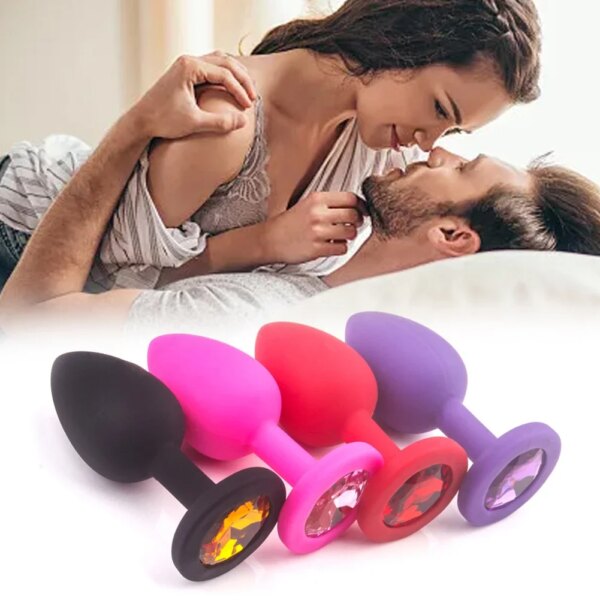 Plug anal en silicone pour adultes, jouet sexy, extenseur de chrysanthème gay, arrière-cour, 1 pièce