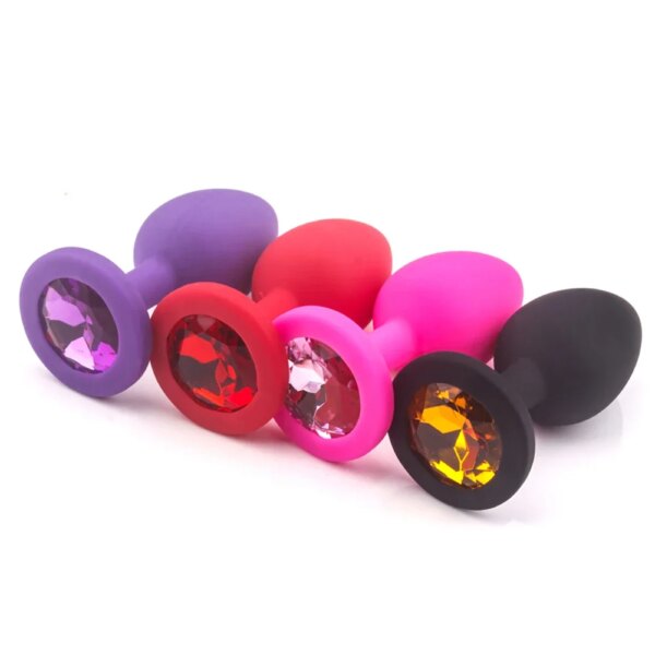 Plug anal en silicone pour adultes, jouet sexy, extenseur de chrysanthème gay, arrière-cour, 1 pièce – Image 4