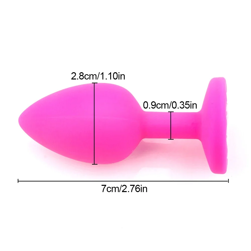 Plug anal en silicone pour adultes, jouet sexy, extenseur de chrysanthème gay, arrière-cour, 1 pièce