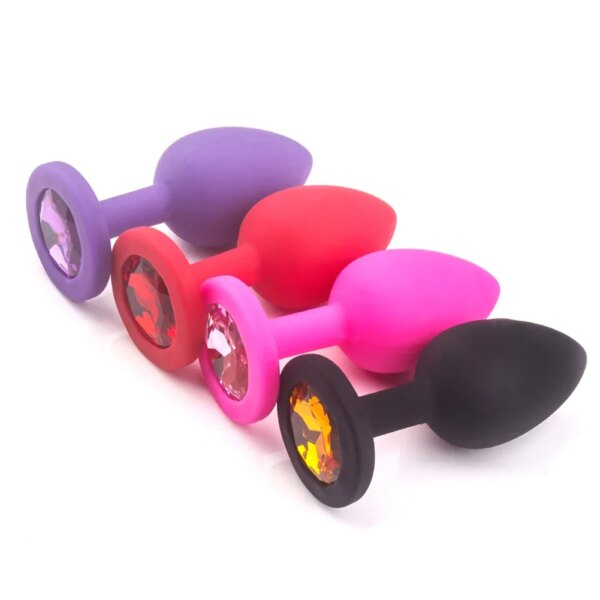 Plug anal en silicone pour adultes, jouet sexy, extenseur de chrysanthème gay, arrière-cour, 1 pièce – Image 3