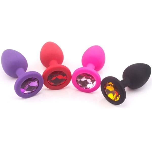 Plug anal en silicone pour adultes, jouet sexy, extenseur de chrysanthème gay, arrière-cour, 1 pièce – Image 5