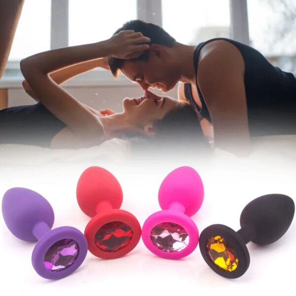 Plug anal en silicone pour adultes, jouet sexy, extenseur de chrysanthème gay, arrière-cour, 1 pièce – Image 2