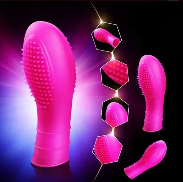 Isotvibrateur de massage féminin, manchon de doigt, mastjaune, point G, clitoris épais, orgasme, adulte, lesbienne, jouet sexy, 7,0 – Image 4