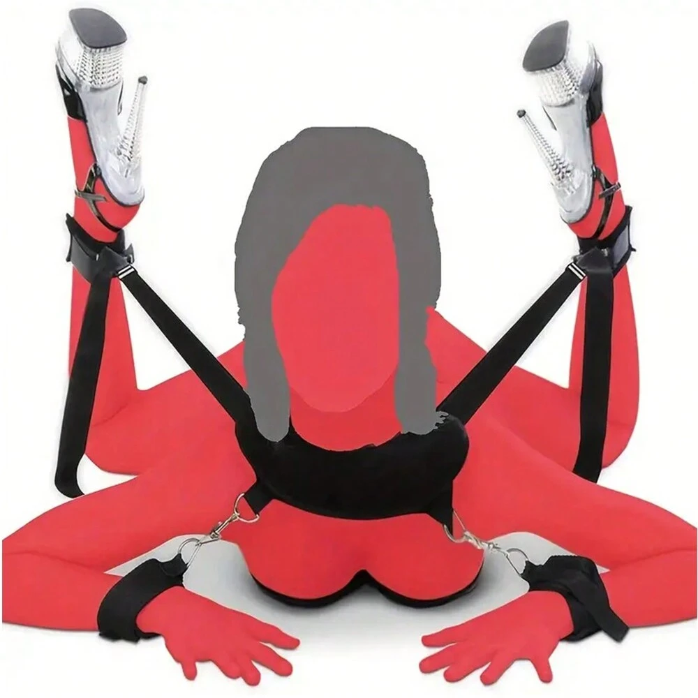 Sangle de bondage réglable SM pour couples et hommes, ensemble de jouets sexy unisexes, manchette de cuisse et menottes, SFP