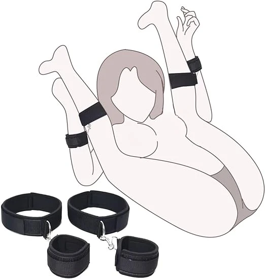 Sangle de bondage réglable SM pour couples et hommes, ensemble de jouets sexy unisexes, manchette de cuisse et menottes, SFP