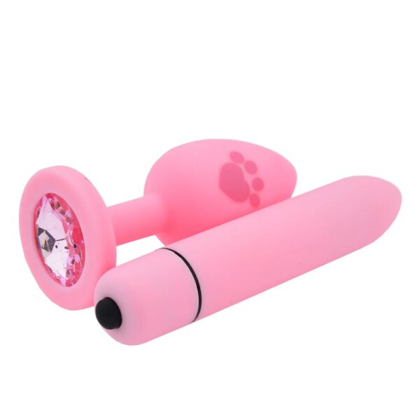 Bouchon Anal en Silicone à griffes de chat Sexy et mignon, unisexe, jouets adultes pour hommes et femmes, entraîneur Anal pour Couples