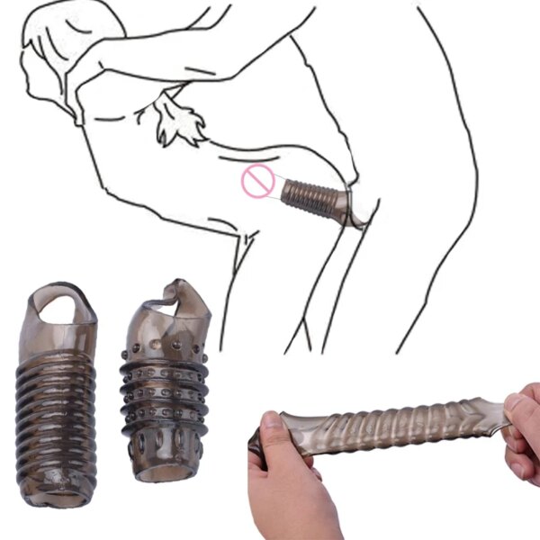 Anneau de pénis pour homme adulte, jouets Sexy pour retarder l'éjaculation, Stimulation érotique Intense du clitoris, pour Couples, orgasme, agrandissement