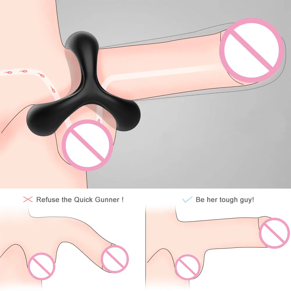 Anneau de pénis pour homme adulte, jouets Sexy pour retarder l'éjaculation, Stimulation érotique Intense du clitoris, pour Couples, orgasme, agrandissement