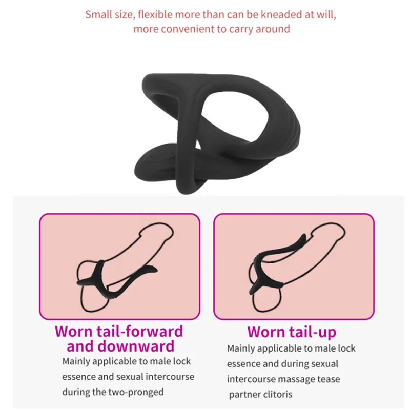 Anneau de pénis pour homme adulte, jouets Sexy pour retarder l'éjaculation, Stimulation érotique Intense du clitoris, pour Couples, orgasme, agrandissement