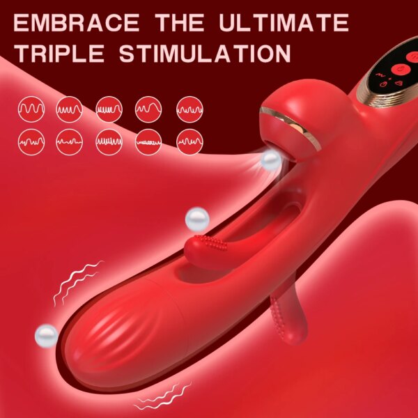 Vibromasseur clitoris pour femme, jouet sexuel injuste, ventouse de clitoris, vibrateurs de succion de lapin féminin – Image 2