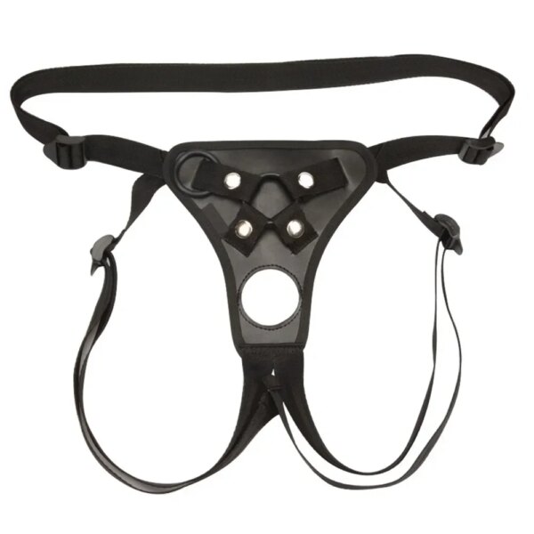 Culotte de chasteté en cuir sexy pour hommes et femmes, pantalon de bondage Strapon, ensemble de gode pénis, jouets sexuels flirtants pour couples, corps SFP, 18 – Image 2
