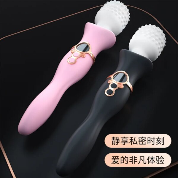 Bâton de massage vibrant AV pour femme, jouet sexuel, gode de massage clitoridien, vibrateur, machine sexuelle, 18 +, femme, nouveau, 2023 – Image 3