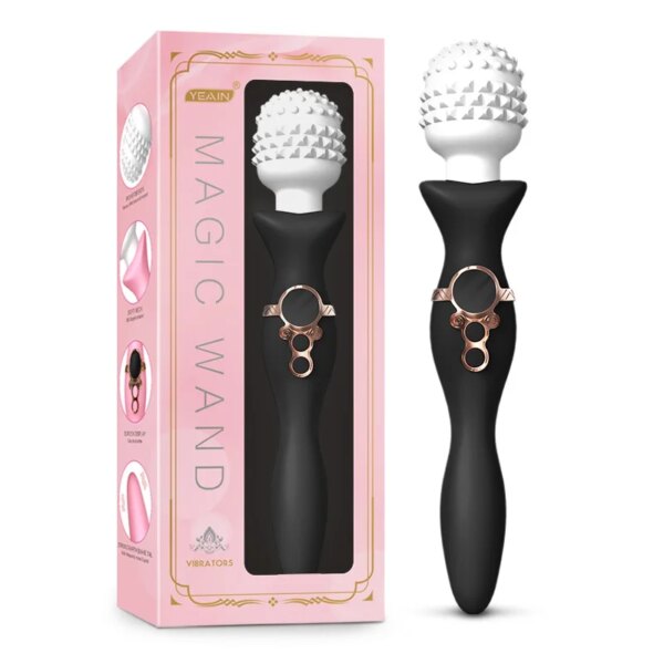 Bâton de massage vibrant AV pour femme, jouet sexuel, gode de massage clitoridien, vibrateur, machine sexuelle, 18 +, femme, nouveau, 2023