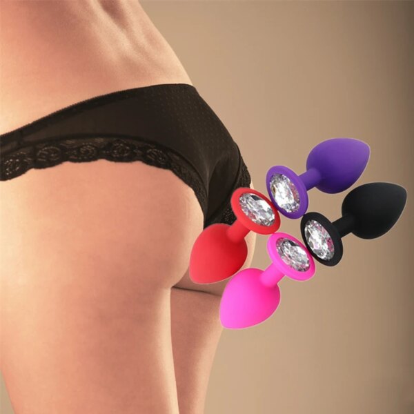 Mini Plug Anal Sexy en Silicone Souple pour Homme et Femme, Jouet Sexuel, Énergie, Adulte, Gay, 1 Pièce