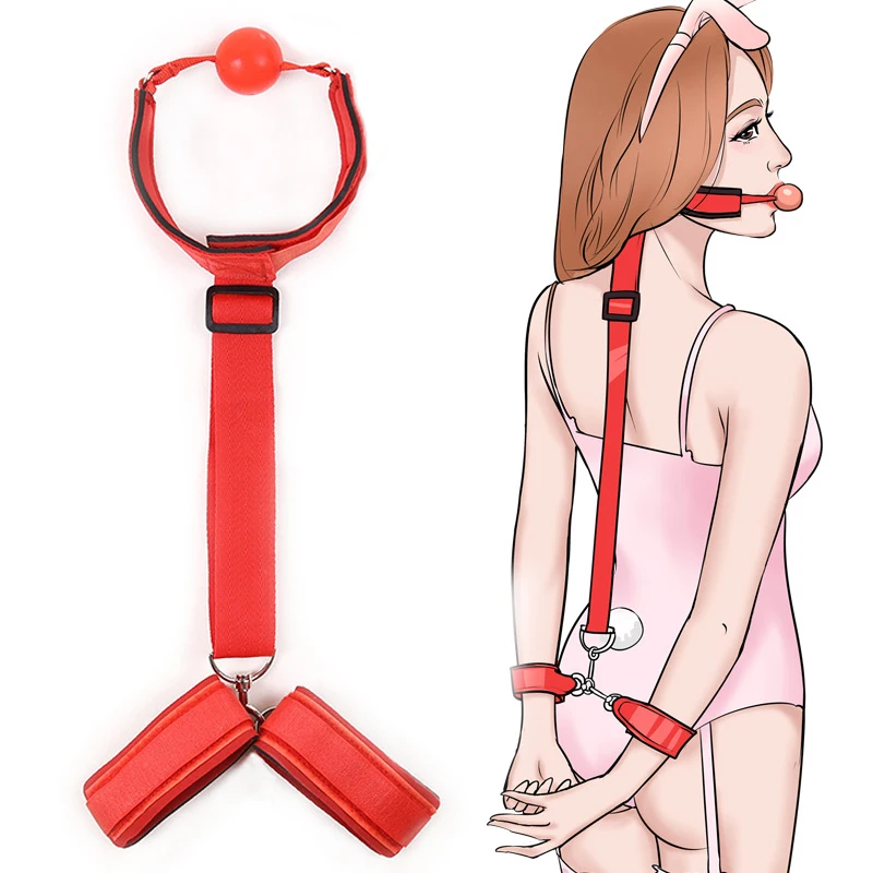 Costume de bondage à sangle pour adultes, jouets Bsie M, retenue des mains et des jambes, lingerie sexy, accessoires SM, gay, 7. 0 18 produits