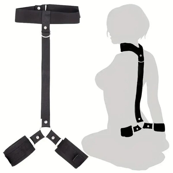 Costume de bondage à sangle pour adultes, jouets Bsie M, retenue des mains et des jambes, lingerie sexy, accessoires SM, gay, 7. 0 18 produits – Image 6