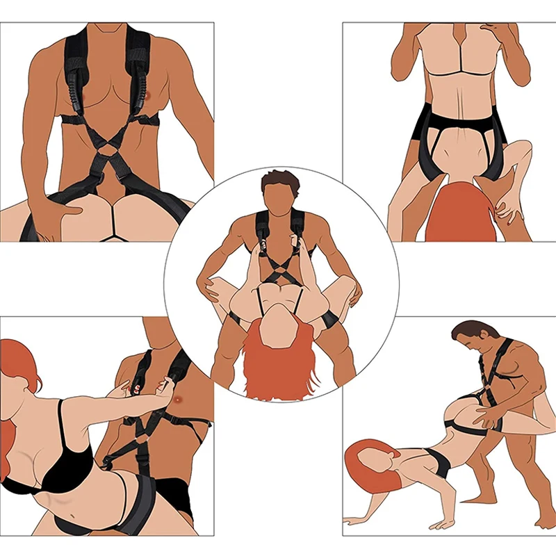 Écarteur de liaison en nylon BDSM Sex Toys pour hommes, équipement de bondage, jeux pour adultes, couple de chasteté, ceinture oscillante, ensemble de retenue, boutique sexy, 7.0