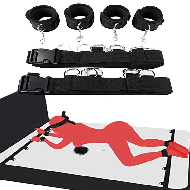 Écarteur de liaison en nylon BDSM Sex Toys pour hommes, équipement de bondage, jeux pour adultes, couple de chasteté, ceinture oscillante, ensemble de retenue, boutique sexy, 7.0