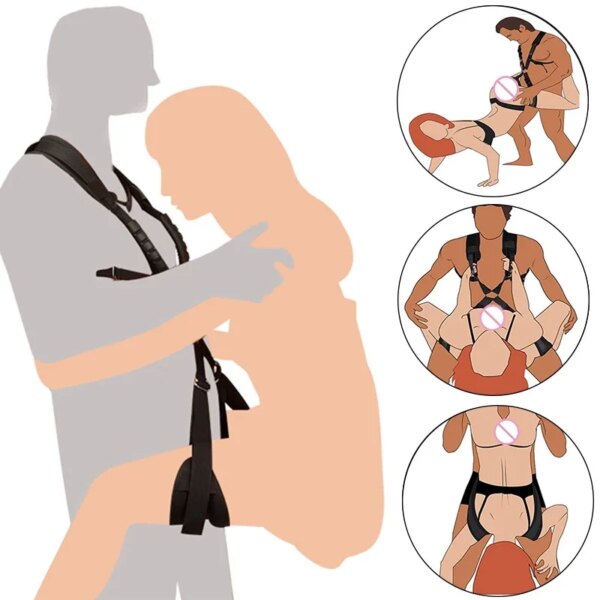 Écarteur de liaison en nylon BDSM Sex Toys pour hommes, équipement de bondage, jeux pour adultes, couple de chasteté, ceinture oscillante, ensemble de retenue, boutique sexy, 7.0