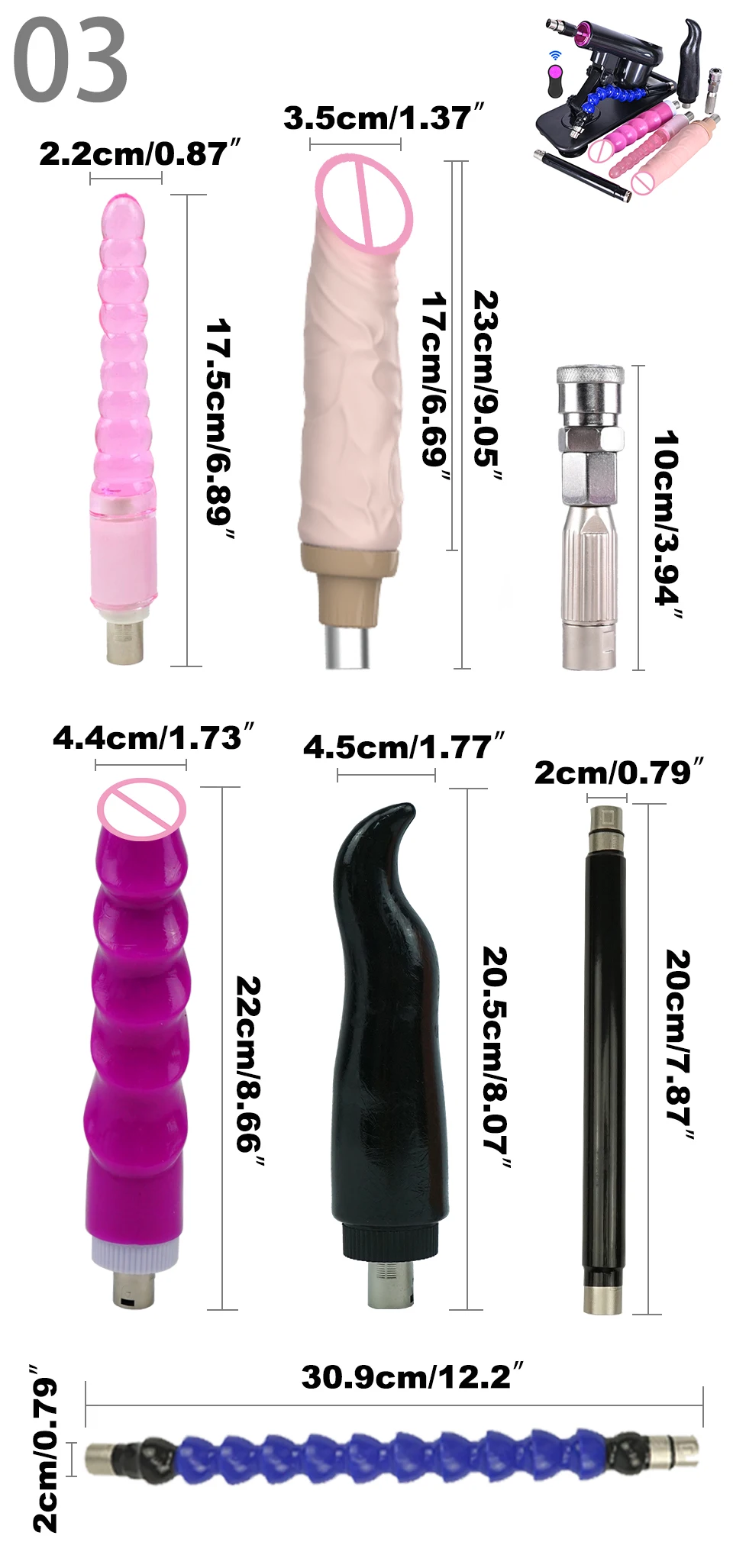 VAZEEK-Machine Sexuelle existent Sans Fil pour Femme et Homme, Jouet Sexuel Télescopique, Accessoire de Rêves de Gode, 3XLR