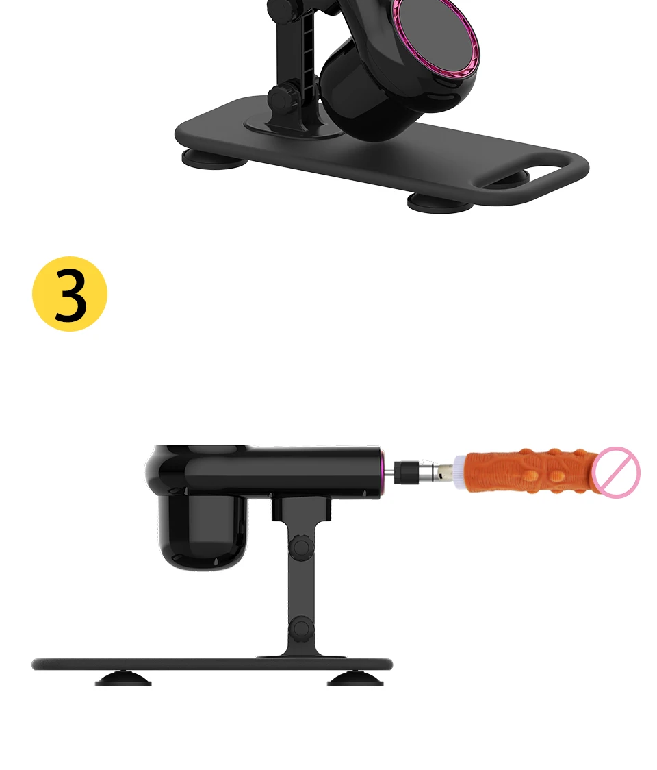 VAZEEK-Machine Sexuelle existent Sans Fil pour Femme et Homme, Jouet Sexuel Télescopique, Accessoire de Rêves de Gode, 3XLR