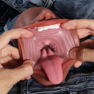 Jouet sexuel vaginal 3 en 1 pour hommes, poupée de sexe anal, gorge profonde, fille d'anime, gadgets de bouche sexy, masturbateur de chatte, 18, 7.0