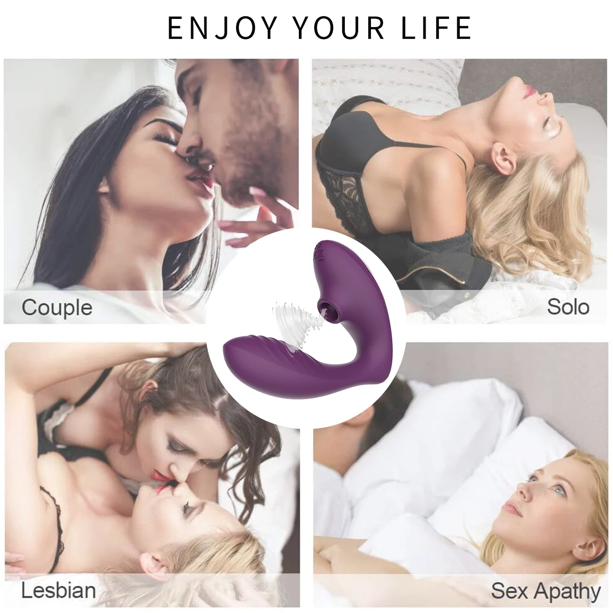Vibromasseur sous vide pour femme, gode, clitoris, continents, ventouse, vibrant, femelle, aspiration orale, stimulateur de clitoris, massage, jouets sexuels pour adultes
