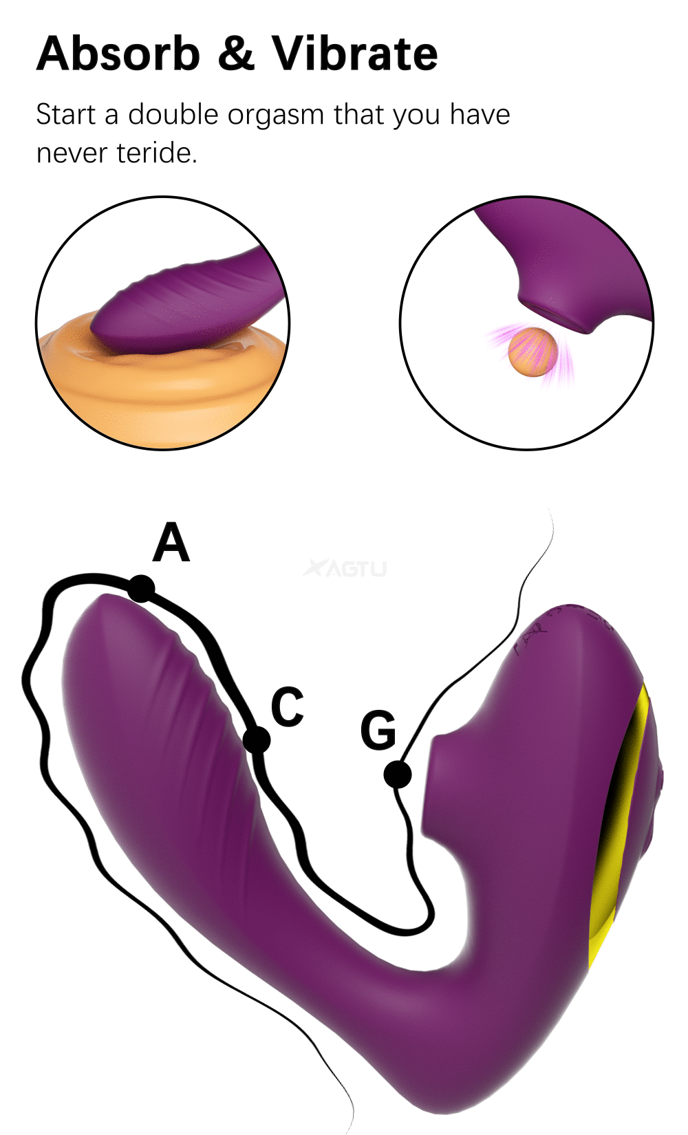 Vibromasseur sous vide pour femme, gode, clitoris, continents, ventouse, vibrant, femelle, aspiration orale, stimulateur de clitoris, massage, jouets sexuels pour adultes