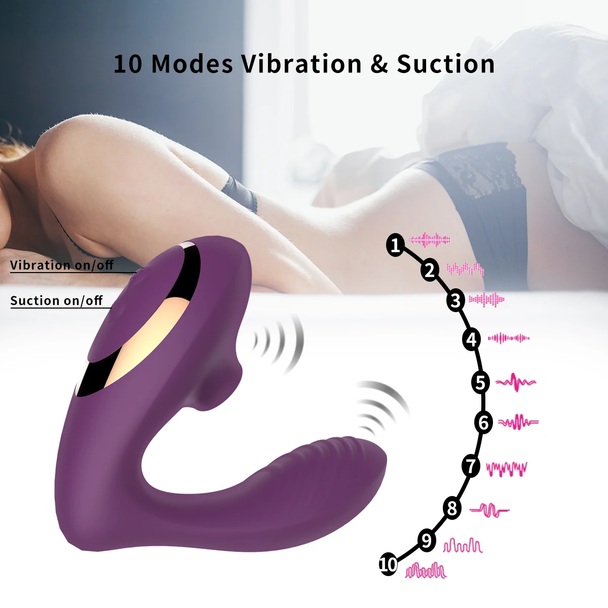 Vibromasseur sous vide pour femme, gode, clitoris, continents, ventouse, vibrant, femelle, aspiration orale, stimulateur de clitoris, massage, jouets sexuels pour adultes