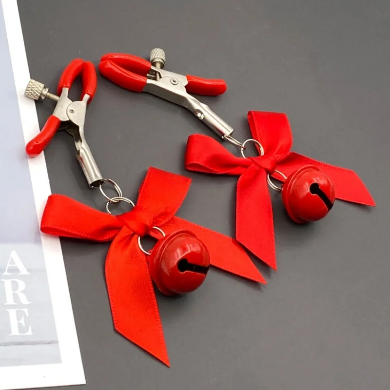 Pinces de poitrine à nœud papillon pour femmes, équipement de bondage, Continents, pinces à ventouse, fétiche, accessoires sexy, accessoires de même, gadgets Bsie M, jeux pour adultes, 7.0