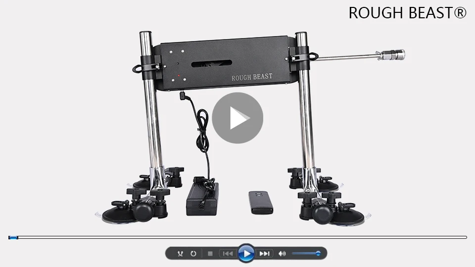 ROUGH BEAST-Machine Sexuelle Silays euse pour Adulte, Pistolet de Pompage, Télécommande, Love Machine avec Gode pour Homme et Femme