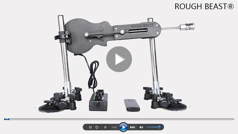 ROUGH BEAST-Machine Sexuelle Silays euse pour Adulte, Pistolet de Pompage, Télécommande, Love Machine avec Gode pour Homme et Femme