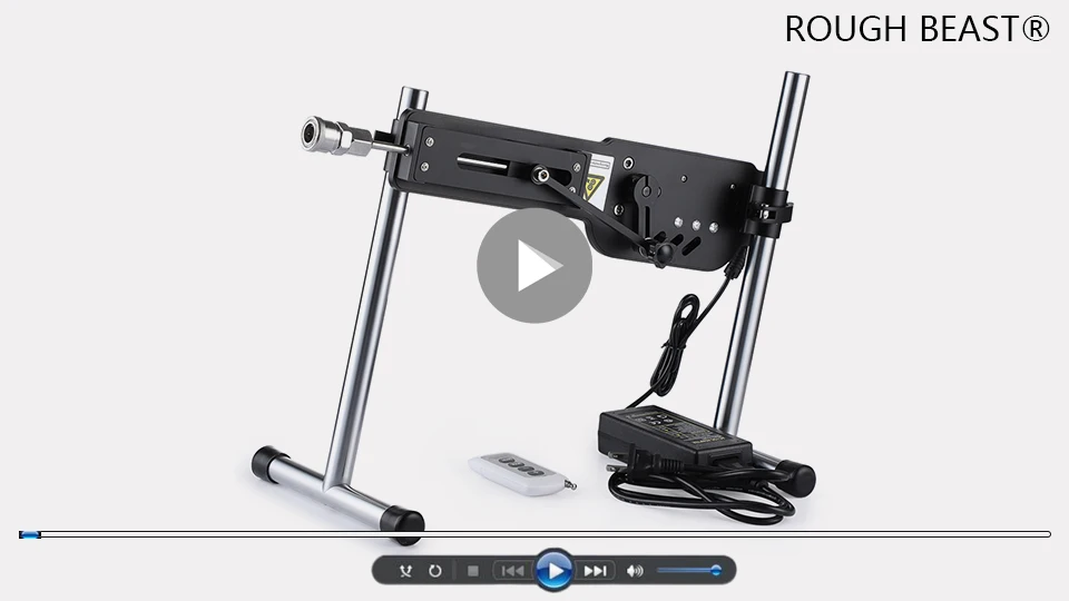 ROUGH BEAST-Machine Sexuelle Silays euse pour Adulte, Pistolet de Pompage, Télécommande, Love Machine avec Gode pour Homme et Femme