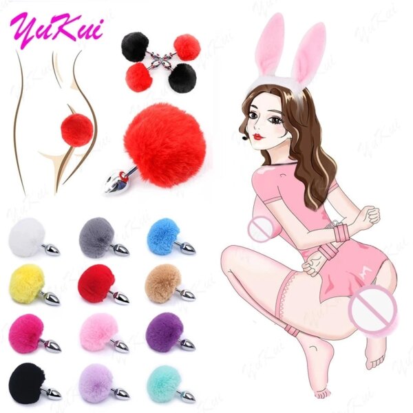 Plug anal queue de renard sexy pour femmes, plug anal en métal, jouets sexuels cosplay, jeux sexuels pour couples, gode flirtant, produits pour adultes de 18 ans et plus – Image 6